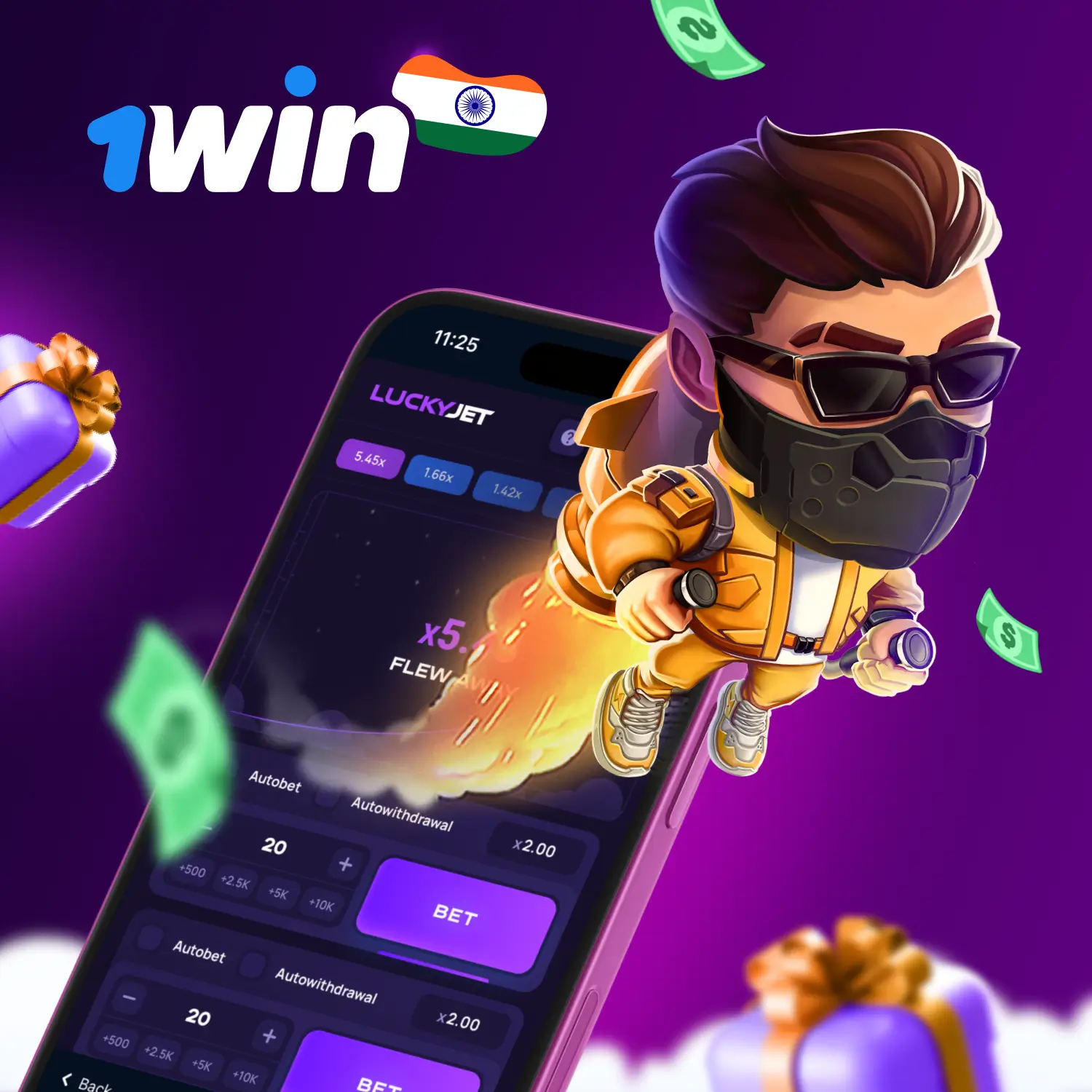 1win lucky jet online